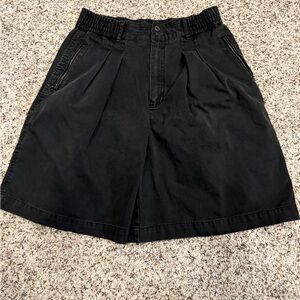 First Issue black jeans shorts size 10 vintage